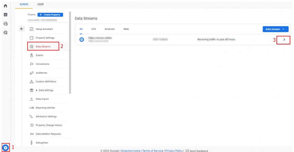 Google Analytics 4 настраиваем потоки данных