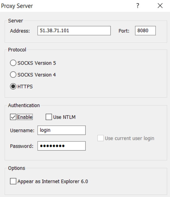 Discord: proxy setup via Proxifier in Windows