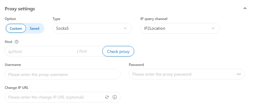 Assign a unique proxy IP