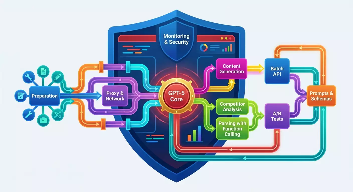 GPT-5 для маркетинга и парсинга: пошаговая инструкция с безопасным workflow