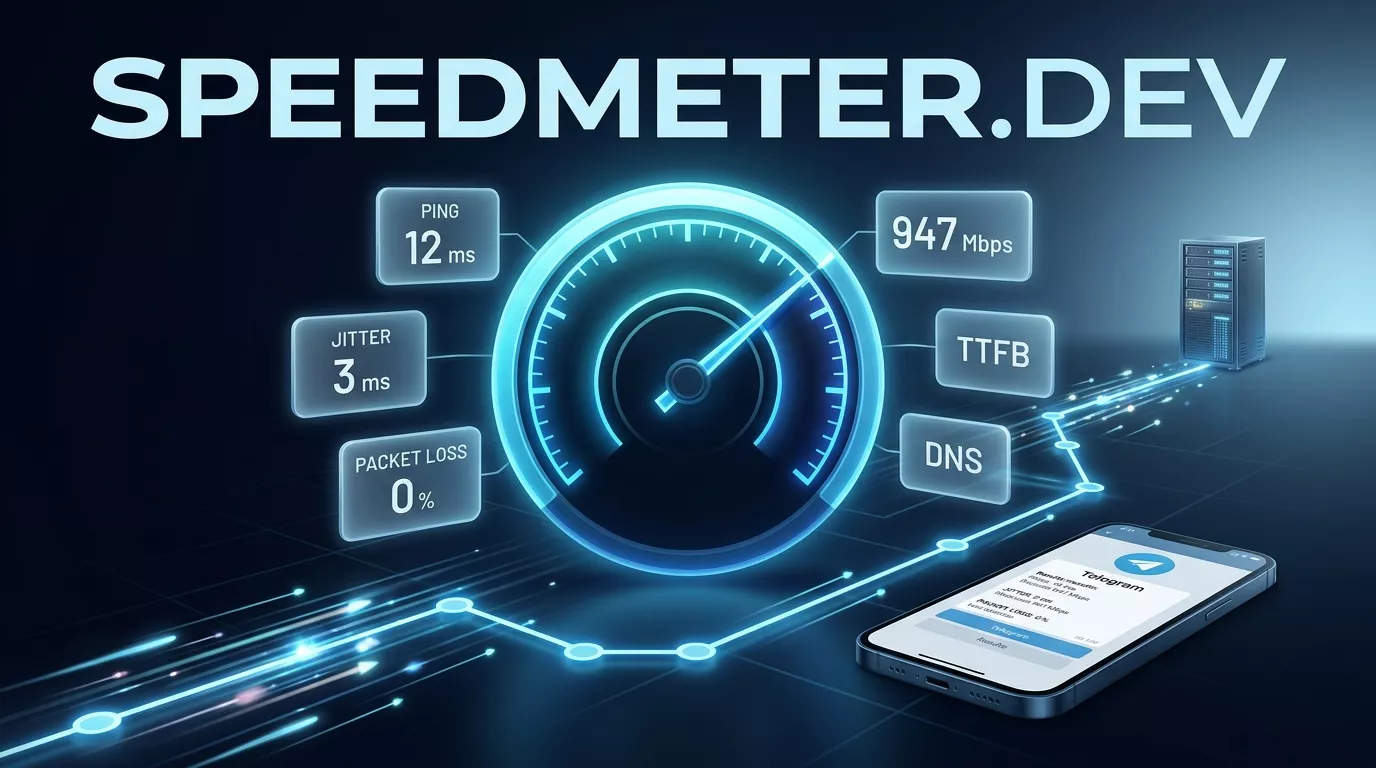 SpeedMeter.dev: подробный обзор сервиса для измерения скорости интернета и диагностики сети
